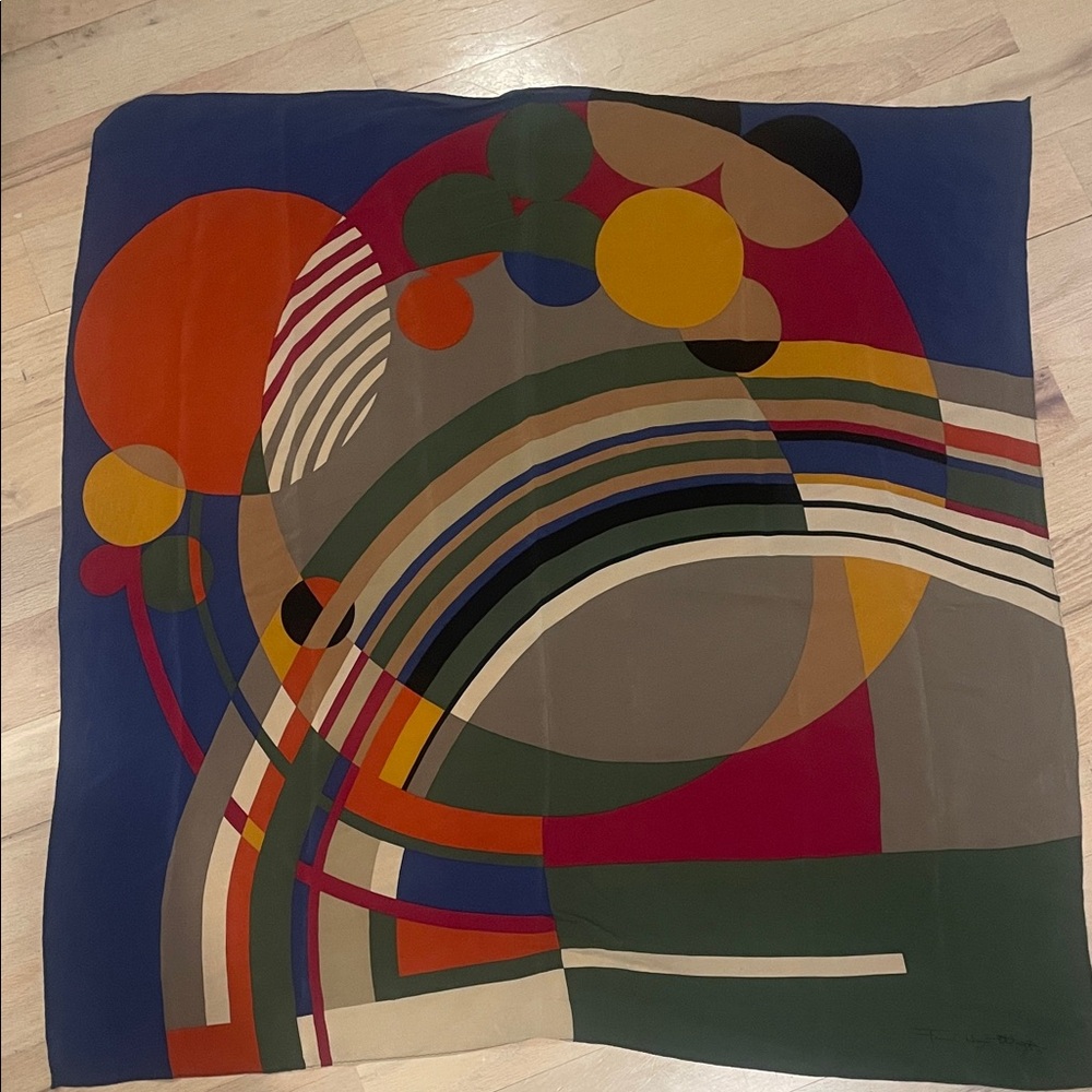 Frank Lloyd Wright scarf — mid century
